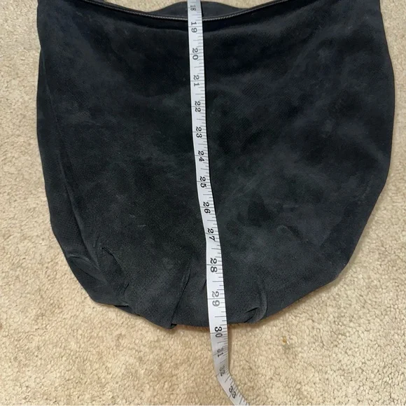✨BOGO 1/2 ✨ Rare Vintage Bottega Veneta suede handbag black - Picture 13 of 16